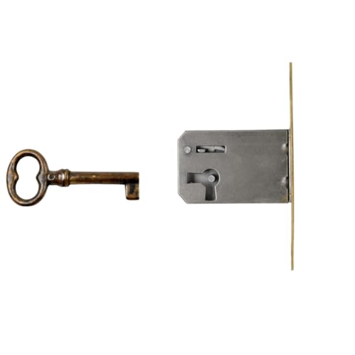 Holzando Möbelschloss Einsteckschloss mit Schlüssel 02.4014-3016 Links - Dornmaß 40mm - Halmlänge 32mm von Holzando