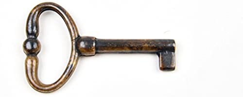Möbelschlüssel Antik Stilmöbel Brünniert Ersatzschlüssel Rohling Messing Patina 3014/32.01 von Holzando