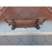 Vintage Regal, Altes Wandregal, Eiche Buche Gebeizt, Antik Vintage Regal, Altes Wandregal, Eiche Buche Gebeizt, Antik von HolzatelierTS