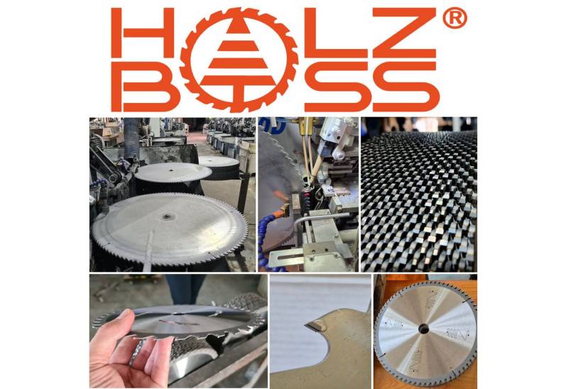 Holzboss® Sägeblatt HM-Kreissägeblatt 44xZahn LWZ 700x30mm mit Spanabweiser Rückschlagarm von Holzboss®