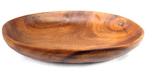 ovale Schale Holz ca. 26x15cm Höhe ca.5cm Schüssel Akazienholz Schale Fair Trade von Holzdekoration