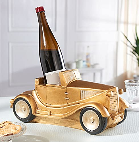 Holzdrehteile Weinflaschenhalter Weinflaschenständer Dekoration Oldtimer Flaschenhalter Auto von Holzdrehteile