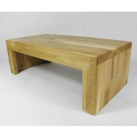 Fußbank Schemel Fußtritt Holzbank Ständer Sitzhocker Yogabank Xl Eiche Massiv von Holzena