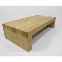 Sofatablett Fußhocker Holzbank Schemel Ritsche Eiche Hocker Sitzbank Ständer Fußbank Laptopständer 40cm Breit Sofatablett Fußhocker Holzbank Schemel Ritsche Eiche Hocker Sitzbank Ständer Fußbank Laptopständer 40cm Breit von Holzena