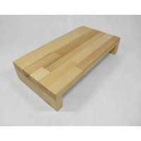 Sofatablett Tischaufsatz Monitorständer Fußhocker Holzbank Schemel Hocker Sitzbank Ständer Fußbank Buche Massiv von Holzena