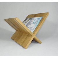 Zeitungsständer Zeitungsablage Zeitschriftenhalter Eiche Massiv Geölt Holz X-Form Zeitungsständer Zeitungsablage Zeitschriftenhalter Eiche Massiv Geölt Holz X-Form von Holzena