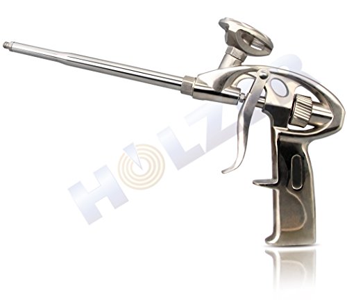 Holzer® PU-Schaumpistole Teflon beschichtet Profi-Qualität/Nickel von Holzer