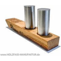 Salz- Und Pfefferstreuer - Geschliffen Hell von HolzfassManufaktur