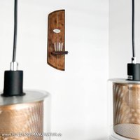 Wandkerzenhalter - Rudolph von HolzfassManufaktur