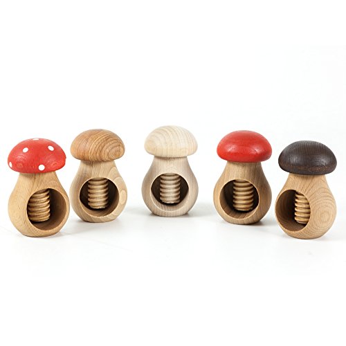 Holzfee 5 Stück Nussknacker Pilz Öko Design Nussschraube Set 5-teilig Holzfee 5 Stück Nussknacker Pilz Öko Design Nussschraube Set 5-teilig von Holzfee
