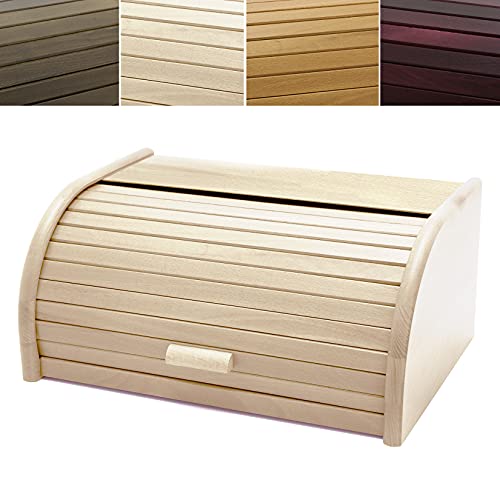 Holzfee Brotkasten Brotbox mit Rollklappe BK-40 Buche Natur Holzfee Brotkasten Brotbox mit Rollklappe BK-40 Buche Natur von Holzfee