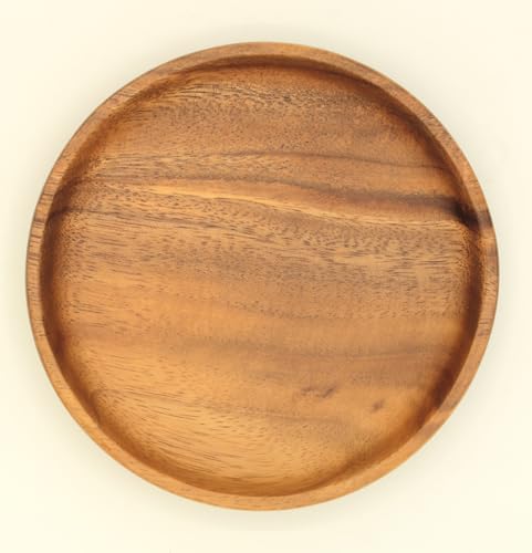 Holzgeschirr Y8ZL 15 cm acacia wood plate, Acrylic von Holzgeschirr