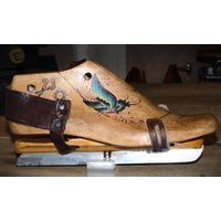 Kinder Schuhleisten Auf Holzschlittschuh von Holzgiesserei