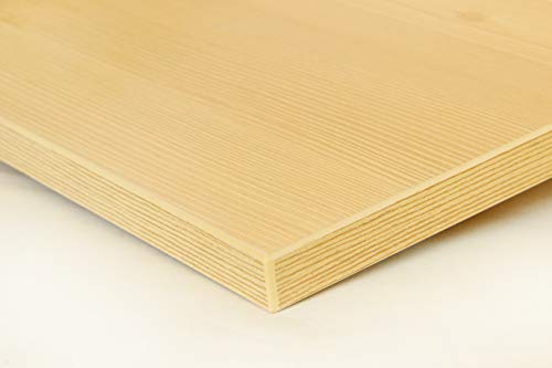 Schreibtischplatte 150x80 aus Holz DIY Schreibtisch direkt vom Hersteller vielseitig einsetzbar - Tischplatte Arbeitsplatte Werkbankplatte mit 125kg Belastbarkeit & Kratzfestigkeit - Astfichte von Holzgrusskarten.at