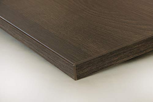 Schreibtischplatte 160x80 aus Holz DIY Schreibtisch direkt vom Hersteller vielseitig einsetzbar - Tischplatte Arbeitsplatte Werkbankplatte mit 125kg Belastbarkeit & Kratzfestigkeit - Noce Eiche von Holzgrusskarten.at