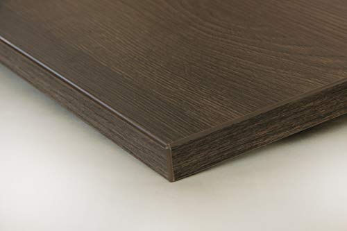 Schreibtischplatte 170x80 aus Holz DIY Schreibtisch direkt vom Hersteller vielseitig einsetzbar - Tischplatte Arbeitsplatte Werkbankplatte mit 125kg Belastbarkeit & Kratzfestigkeit - Noce Eiche von Holzgrusskarten.at