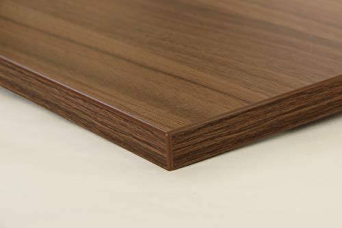Schreibtischplatte 200x80 aus Holz DIY Schreibtisch direkt vom Hersteller vielseitig einsetzbar - Tischplatte Arbeitsplatte Werkbankplatte mit 125kg Belastbarkeit & Kratzfestigkeit - Rotbraun von Holzgrusskarten.at