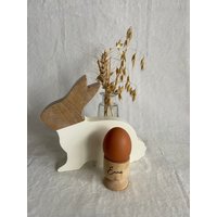 Eierbecher, Perosonalisiert Holzeierbecher, Ostern, Geschenk von Holzguhl
