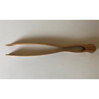 Grillzange Massiv Holz 40cm Mit Der Wunschgravur Auch Ein Perfektes Geschenk von Holzguhl