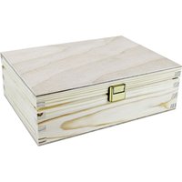Holzbox Mit Klappdeckel | 185 X 125 60 Mm L/B/H Innen - Kiste Box Schatulle Holzkiste Kästchen Truhe Holzbox Mit Klappdeckel | 185 X 125 60 Mm L/B/H Innen - Kiste Box Schatulle Holzkiste Kästchen Truhe von HolzkistenWelt