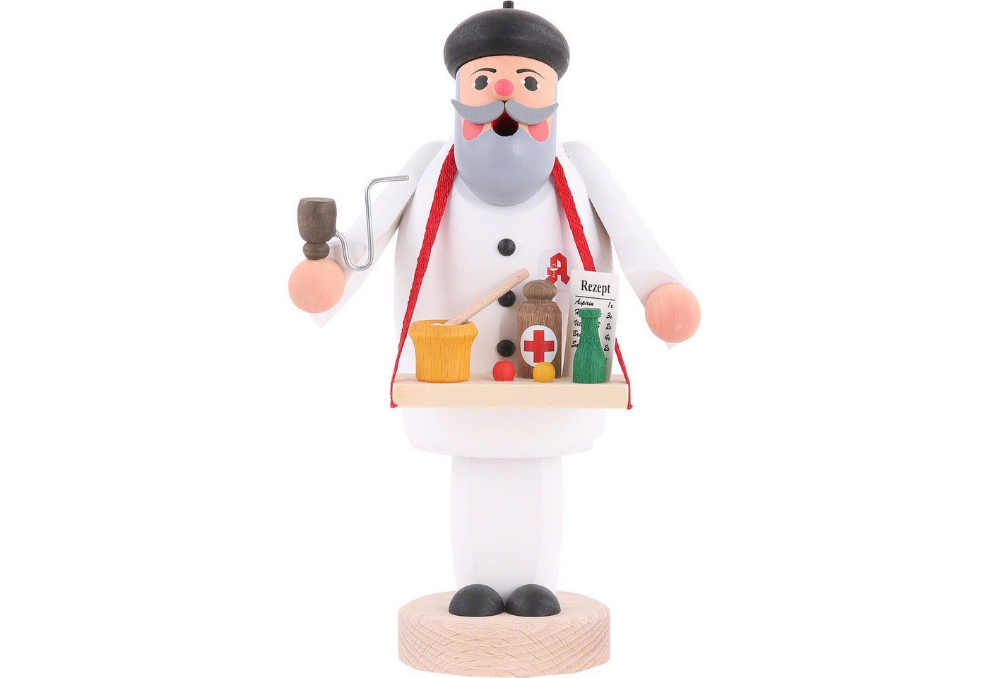 Holzkunst Karl Werner Räuchermännchen Apotheker (19cm) Räuchermann von Karl Werner von Holzkunst Karl Werner
