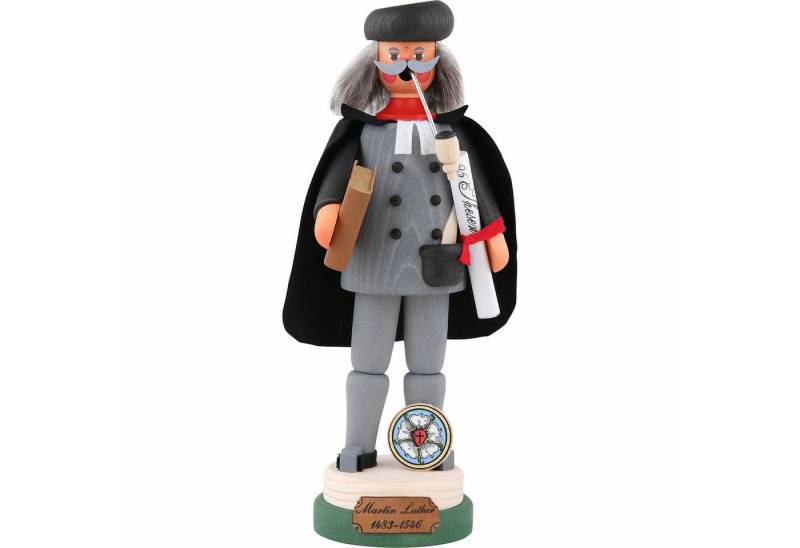 Holzkunst Karl Werner Räuchermännchen Martin Luther (25,5cm) Räuchermann von Karl Werner von Holzkunst Karl Werner
