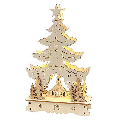 Holz Laserbaum Seiffener Kirche SIGRO Holz Laserbaum Seiffener Kirche SIGRO von Holzkunst Sigro