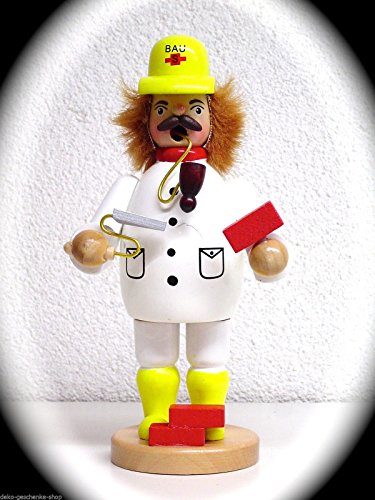 Sigro Mason Räuchermännchen, 16,5 x 7 x 8 cm, weiß von Holzkunst Sigro