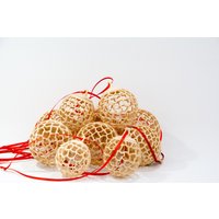 Christbaumkugel 70 Mm, Weihnachten, Weihnachtsschmuck, Weihnachtskugel, Christbaumschmuck, Zirbe, Zirbenholz, Geschenk, Weihnachtsgeschenk von HolzkunstMBauer