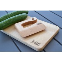 Montessori Kinderschneidbrett | Kindermesser von Holzliebe20