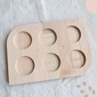 Familien Gläsertablett Familien Gläsertablett von Holzlingeunddinge