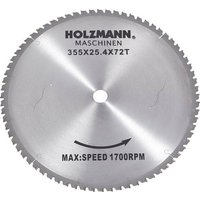 Holzmann Maschinen MKS355SB MKS355SB Hartmetall Kreissägeblatt 355 x 25.4mm Zähneanzahl: 72 1St. von Holzmann Maschinen