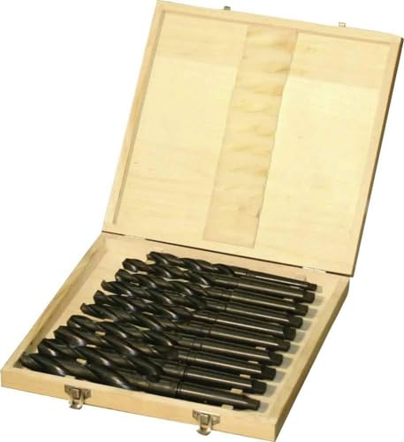 Holzmann Maschinen SPSMK2 HSS Metall-Spiralbohrer-Set 10teilig MK2 1 Set von Holzmann Maschinen