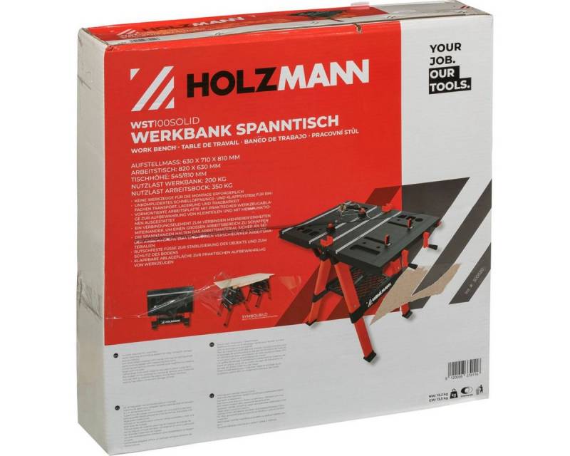 Holzmann Werkbank Holzmann WST100SOLID Werkbank Spanntisch von Holzmann