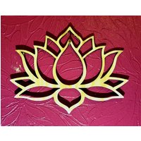 Lotusblume, Lotusblüte Als Wanddeko, Wandschmuck, Spirituelles Design Lotusblume, Lotusblüte Als Wanddeko, Wandschmuck, Spirituelles Design von Holzmanufaktur17