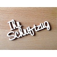 Individueller Schriftzug Aus Holz "Frankfurt" 5, 5 cm Lasercut Geschenk Für Romantikerinnen, Zur Hochzeit, Häusliche Interior-Spezialisten von Holzmeile