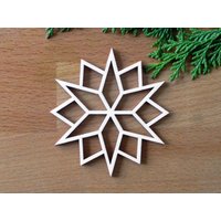 stern Samuel Aus Holz, Fensterdeko, Baumschmuck Lasercut von Holzmeile