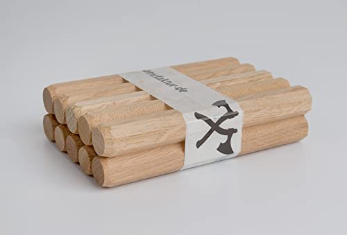 Holznagelmanufaktur Holznägel - Eiche universal Ø 18 mm (L 220mm), Naturbelassen von Holznagelmanufaktur GmbH