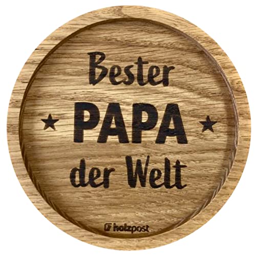 Postkarte aus Holz 'Nein' von Holzpost