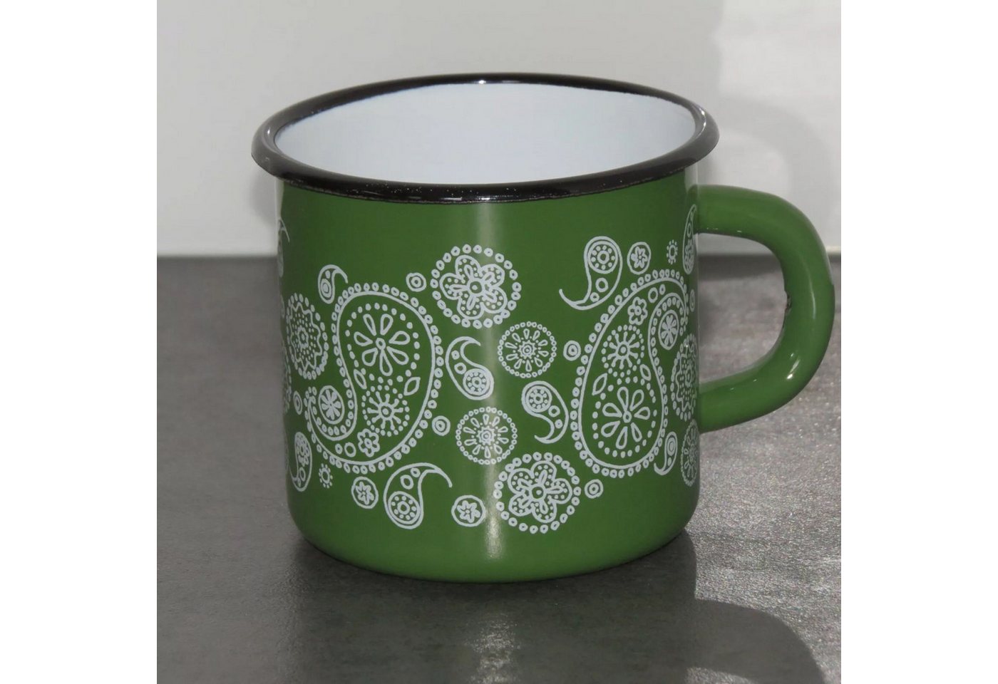 Holzprodukte Becher Email Emaile Emaille Kaffeebecher Teetasse Becher Tasse Kaffee Tee, 350 ml Holzprodukte Becher Email Emaile Emaille Kaffeebecher Teetasse Becher Tasse Kaffee Tee, 350 ml von Holzprodukte