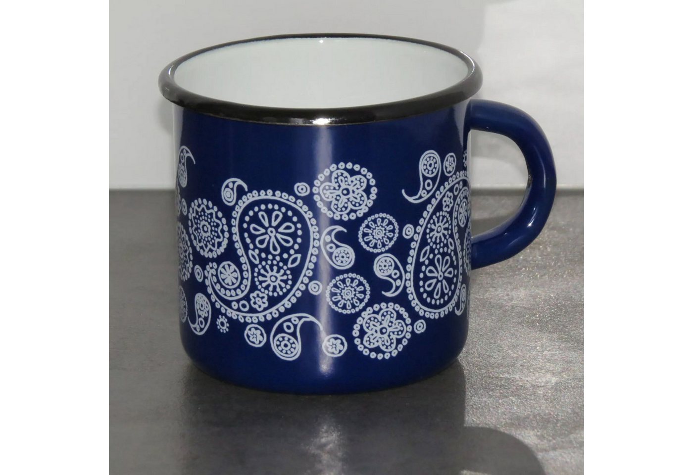 Holzprodukte Becher Email Emaile Emaille Kaffeebecher Teetasse Becher Tasse Kaffee Tee, 350 ml Holzprodukte Becher Email Emaile Emaille Kaffeebecher Teetasse Becher Tasse Kaffee Tee, 350 ml von Holzprodukte