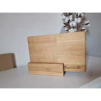 Schneidebrett Mit Bretthalterung Brettständer Schneidebrett Mit Bretthalterung Brettständer von Holzschmiede24