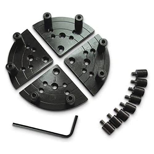 Holzstar Planscheibe für Vier-Backenfutter Profi-Set (Aufnahme Spannbereich außen: 73mm - 140mm , innen: 53mm - 96mm) 5931055 von holzstar