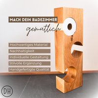 Handgefertigter Toilettenpapierhalter Holz - Modernes Holzdesign, Umweltfreundlich, Langlebig Und Stilvoll Nachhaltige Dekoration von HolzstuebchenEnniger