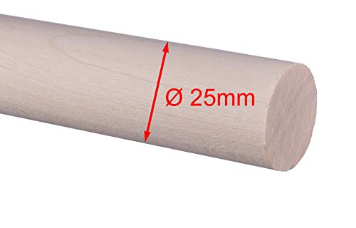 Holztechnik Ferdinand Meise Ahorn Rundstab, 1000mm lang, Ø 25mm, geschliffen, KEINE BAUMARKTQUALITÄT Holztechnik Ferdinand Meise Ahorn Rundstab, 1000mm lang, Ø 25mm, geschliffen, KEINE BAUMARKTQUALITÄT von Holztechnik Ferdinand Meise