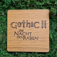 Gothic 2 - Die Nacht Des Raben Untersetzer von HolztechnikRabe