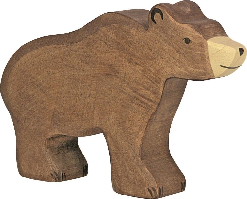 Holztiger Tierfigur HOLZTIGER Braunbär aus Holz von Holztiger