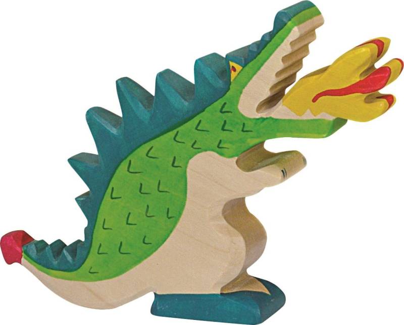 Holztiger Tierfigur HOLZTIGER Drache aus Holz von Holztiger