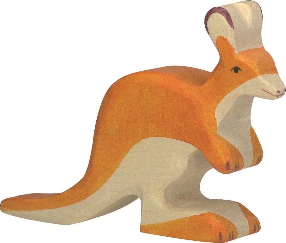 Holztiger Tierfigur HOLZTIGER Känguruh aus Holz - klein von Holztiger