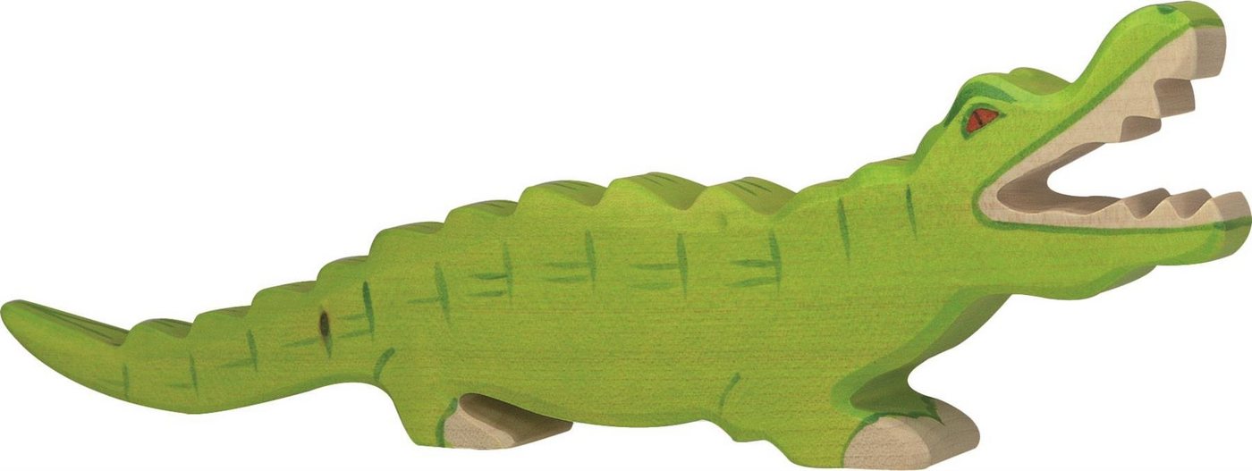 Holztiger Tierfigur HOLZTIGER Krokodil aus Holz von Holztiger